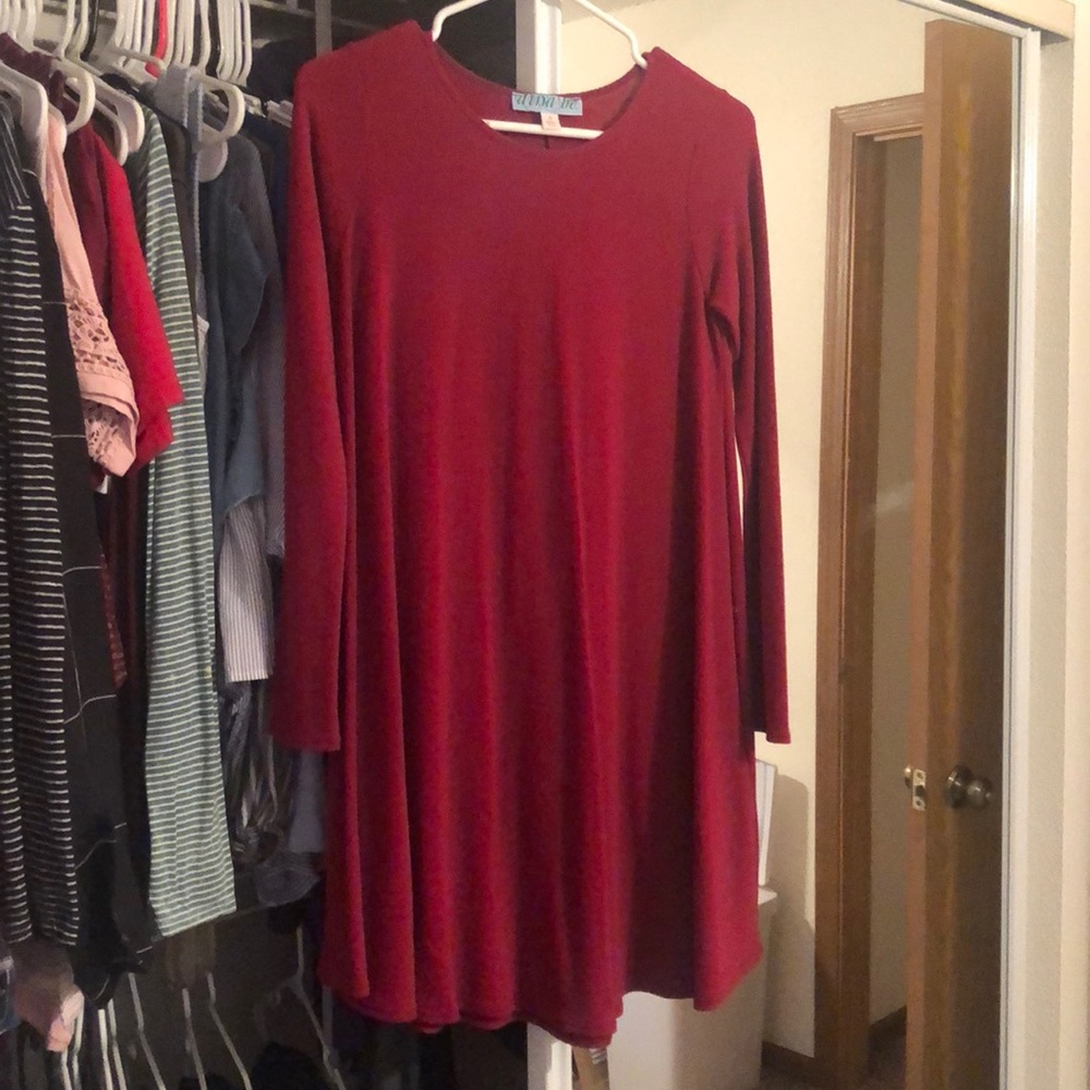 Long sleeved t-shirt dress